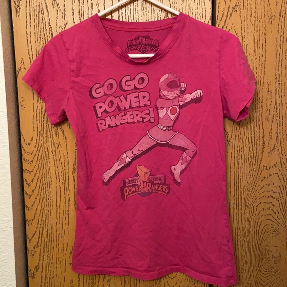 Pink Power Ranger tee